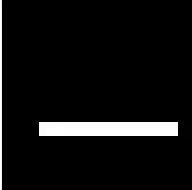 MNIST feature showing curved line