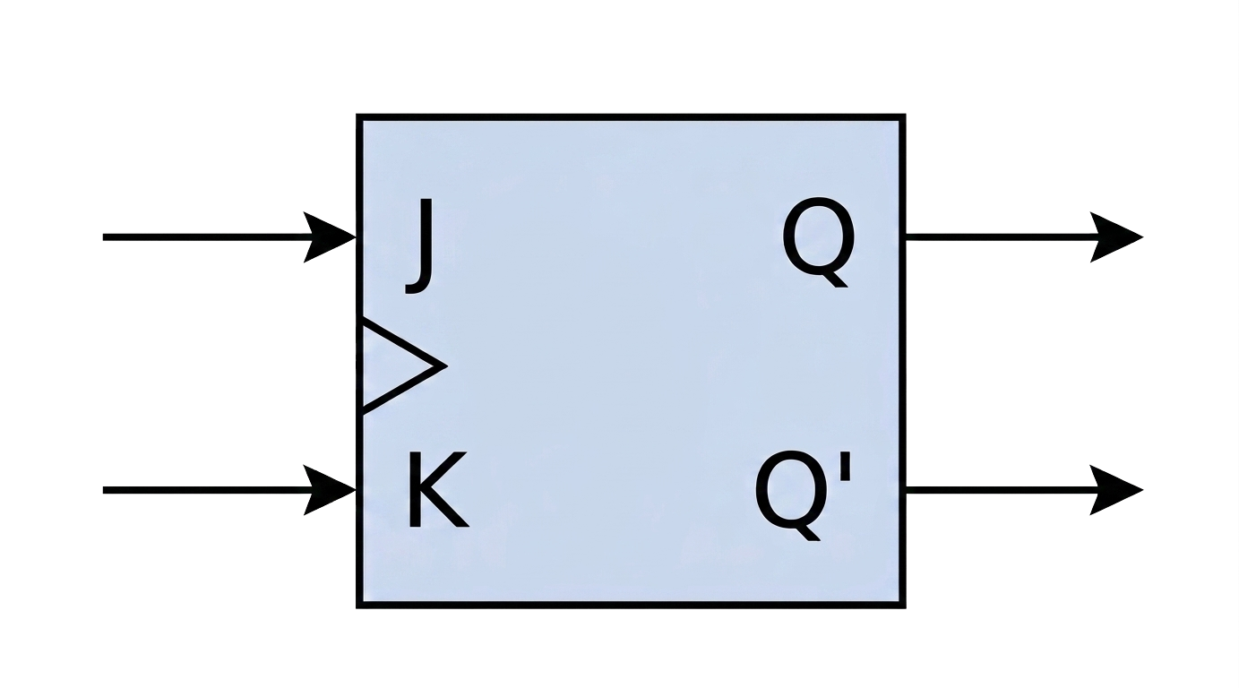 JK flip-flop box diagram
