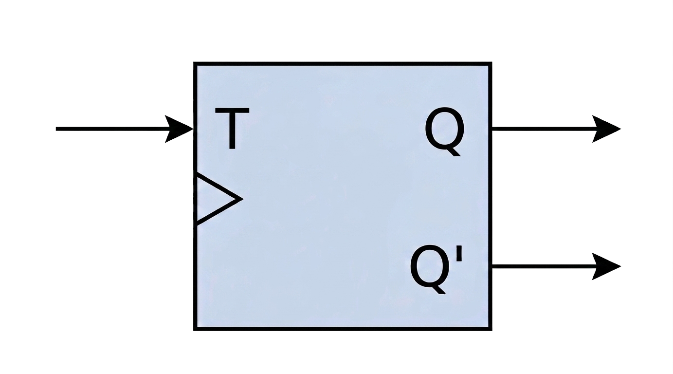 T flip-flop box diagram